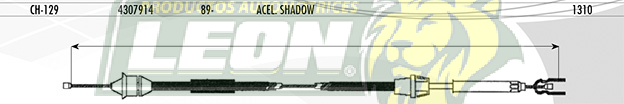 CHICOTE ACEL. SHADOW 89-94