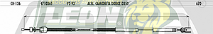 CHICOTE ACEL. CMTA. D-350 92-93
