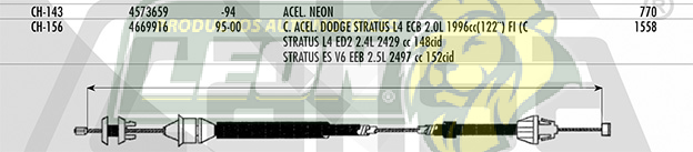 CHICOTE ACEL. NEON Å94