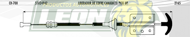 CHICOTE LIBERADOR DE COFRE CHRYSLER TODOS