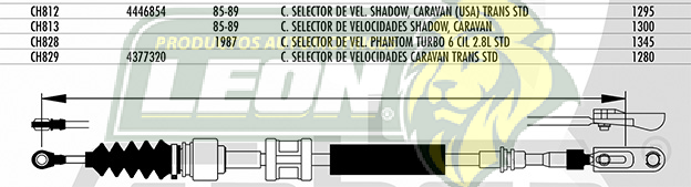 CHICOTE SELECTOR VELOCIDADES SHADOW