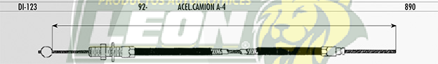CHICOTE ACEL. DINA CAMION A4 1992