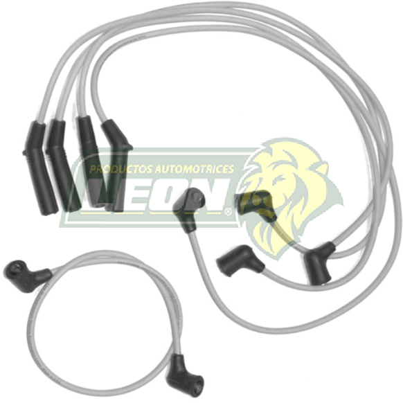 JUEGO DE CABLE BUJIA DODGE CMTA., CARAVAN, MINIVAN, RAIDER 84-90, RAM 50 2.0L 80-89