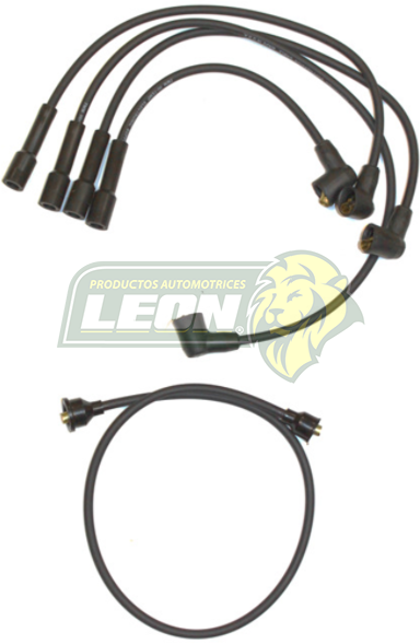 JUEGO DE CABLE BUJIA FORD COURIER CMTAS. 110, 121 72-81 4 Cil.