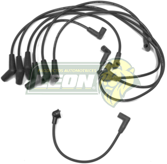 JUEGO DE CABLE BUJIA FORD COUGAR, T. BIRD, FAIRMONT, TAURUS 90-94 M.232 V6 3.8L (3851/7700)