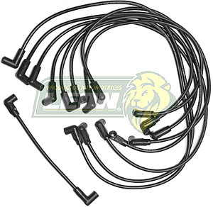 JUEGO DE CABLE BUJIA G.M. PICK-UP, SUBURBAN FUEL INJ. M.350 TBI 5.7L. 8 Cil. 92-95 CAPUCHON “CURVO” 8 mm