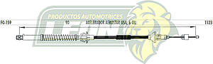CHICOTE ACEL. FORD AEROSTAR 6 Cil. USA 1990 1123 mm.