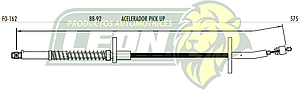 CHICOTE ACEL. FORD PK-UP 88-92 575mm
