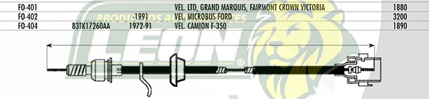 CHICOTE VEL. GRAND MARQUIS, FAIRMONT