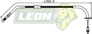 CHICOTE ACEL HYUNDAI I10 4C. 1.1L 11-14 (850 mm)