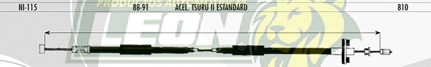 CHICOTE ACEL. TSURU II STD. 88-91