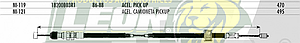 CHICOTE ACEL. NISSAN PK-UP 86-88
