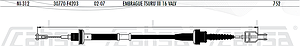 CHICOTE EMBR. NISSAN TSURU III 1.6L V16. 02-07 (752 mm)