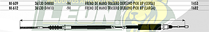 CHICOTE F.M. TRASERO NISSAN PK-UP CORTA Å94 (R)