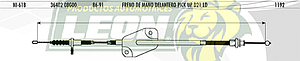 CHICOTE F.M. DELANTERO NISSAN PK-UP D21 LD