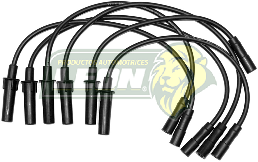 JUEGO DE CABLE BUJIA CHRYSLER PACIFICA 05-06, GRAND CARAVAN.CARAVAN, TOWN & COUNTRY, VOYAGER V6 3.3, 3.8L 01-06