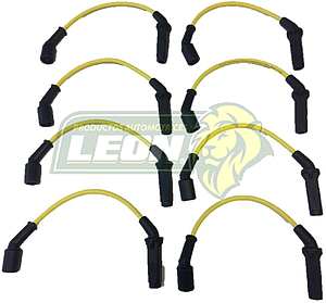 JUEGO DE CABLE BUJIA G.M. SIERRA, SILVERADO, SUBURBAN V8 8.1L 01-06, KODIAK V8 8.1L 03-07 (8 CABLES CORTOS)