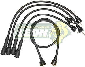 JUEGO DE CABLE BUJIA SHADOW, SPIRIT, PHANTOM, N. YORKER, K, MAGNUM 82-94 4 Cil. 2.2, 2.5L 8 mm