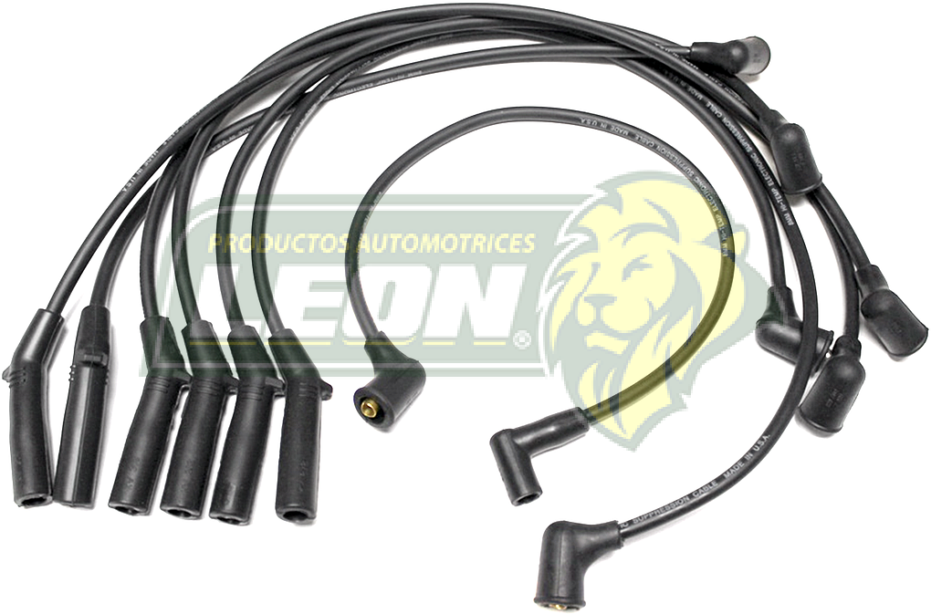 JUEGO DE CABLE BUJIA CHRYSLER NEW YORKER, Le BARON, SPIRIT, SHADOW Y VOYAGER 3.0L. 6 Cil. 88-98