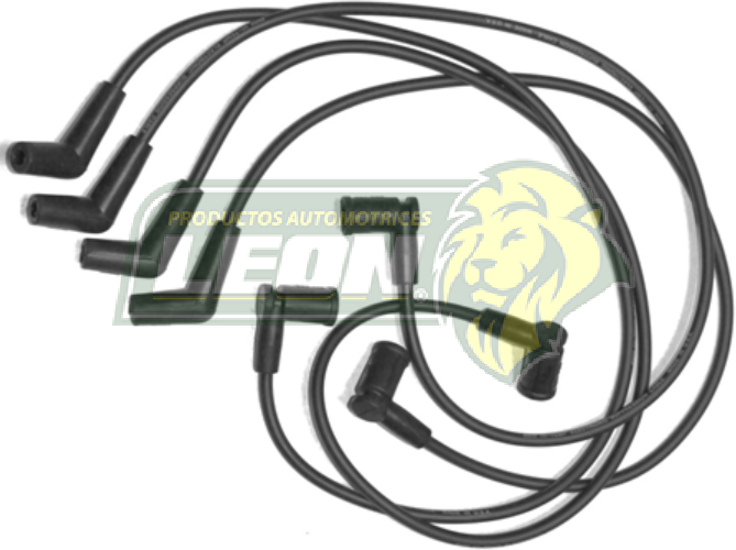 JUEGO DE CABLE BUJIA FORD FIESTA 1.3, 1.4L. 4C. 97-99 8mm