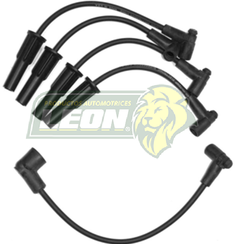 JUEGO DE CABLE BUJIA FORD TOPAZ 4 Cil. M.140, 2.3L. E.E. 84-92 8mm