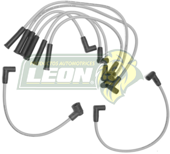 JUEGO DE CABLE BUJIA FORD MUSTANG, COUGAR Y MAVERICK M.200, 250 77-83 L6