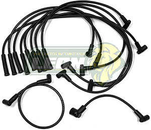 JUEGO DE CABLE BUJIA FORD AUTOS Y PK-UP AMERICANOS V8 M.255, 302, 351, 400 (DOS CABLES DE BOBINA) ENC. ELEC. 77-84