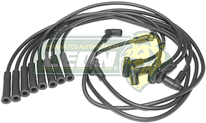 JUEGO DE CABLE BUJIA G.M. IMPALA, CAPRICE, MALIBU, RALLY, MONTECARLO 76-94, MICRO M.350 8 Cil. ELECT. “RECTO” 8mm