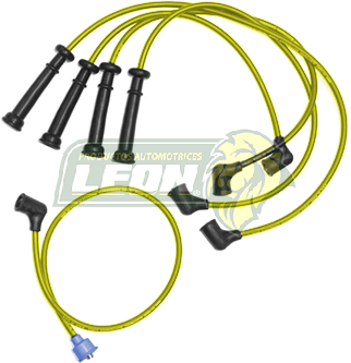 JUEGO DE CABLE BUJIA NISSAN TSURU III 92Æ EXCEPTO 16V 4 Cil. F.I. ENC. ELECTRONICO 8mm