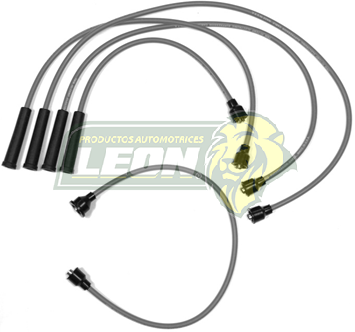 JUEGO DE CABLE BUJIA NISSAN PK-UP 2.4L. 90-93, ICHI-VAN 4Cil. 8mm