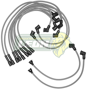 JUEGO DE CABLE BUJIA DATSUN CAMIONETA 720, Z20, Z22, Z24 2389cc 80-84 10 CABLES 4 Cil. 2 BUJIAS