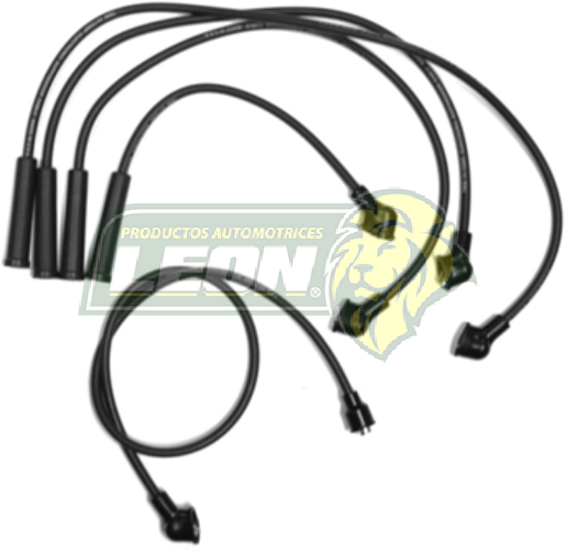 JUEGO DE CABLE BUJIA TOYOTA AUTO Y CMTA. 20R, 22R 4 Cil. 8mm