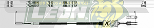 CHICOTE ACEL. R12 TLP 73-83