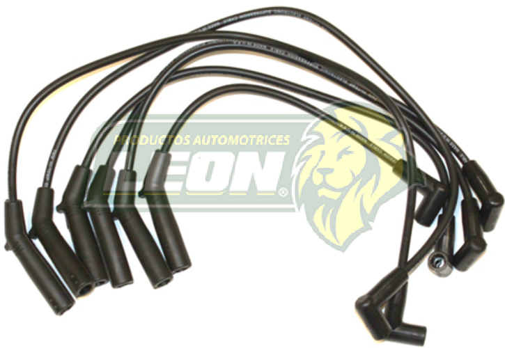 JUEGO DE CABLE BUJIA CHRYSLER VOYAGER 91-95 M.3.3, 3.8Lts V6 7mm