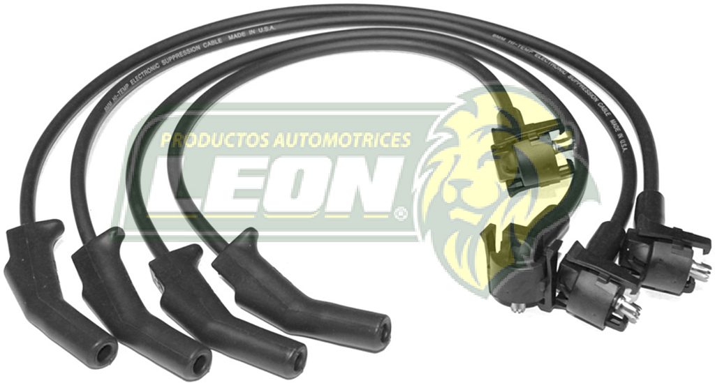 JUEGO DE CABLE BUJIA FORD ESCORT 1.9L 94-96 M.116 4 Cil.