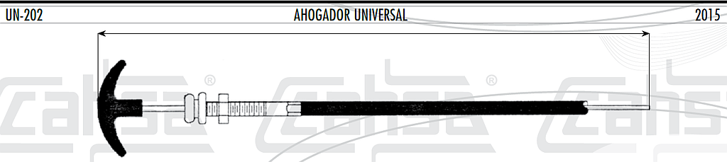CHICOTE COFRE UNIVERSAL “T” 2.265 m