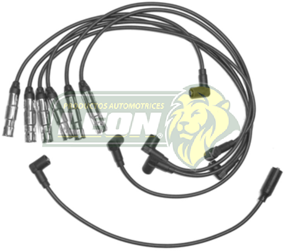 JUEGO DE CABLE BUJIA VW GOLF, JETTA VR6 6 Cil. EQUIPO ORIGINAL