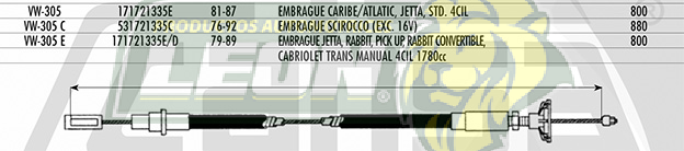 CHICOTE EMBR. CARIBE, ATLANTIC STD. 81-87