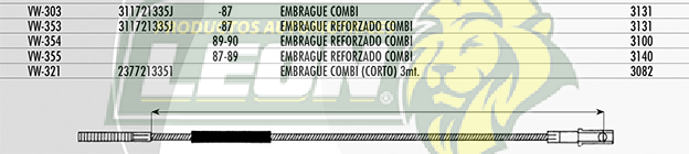 CHICOTE EMBR. COMBI CTO. REFORZADO 89-90