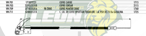 CHICOTE COFRE CORSAR