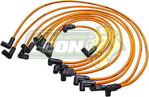 JUEGO CABLE BUJIA G.M. SUBURBAN, SILVERADO, PK-UP, MICROBUS F.I. 9 CABLES V8 M.350 TBI 92-98 ENC. ELEC.