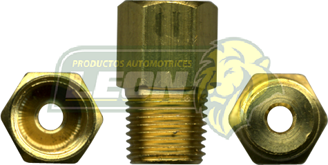 CONEXION ABOC. INVERTIDO 45° CONECTOR MACHO (48W) ØE DE TUBO: 5/16 R. DE TUBO: 1/8