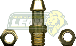 CONEXION COPLE PARA MANGUERA BAJA PRESION ADAPTADOR MANGUERA TUBO MACHO ØI DE MANG.: 1/4 R. DE TUBO: 1/8