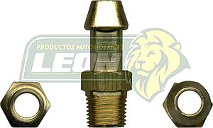 CONEXION COPLE PARA MANGUERA BAJA PRESION ADAPTADOR MANGUERA TUBO MACHO ØI DE MANG.: 5/16 R. DE TUBO: 1/8