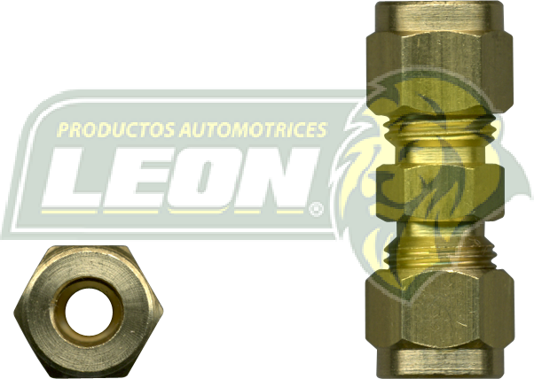 CONEXION COMPRESION UNION (62F) ØE DE TUBO: 1/4 HO847A