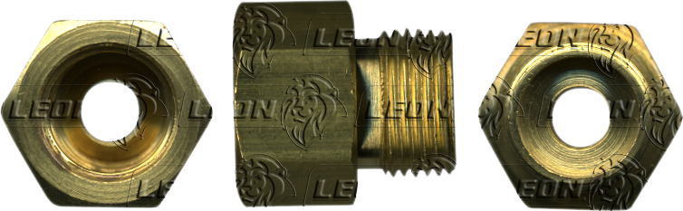 CONEXION CARBURADOR ADAPTADOR CARBURADOR 4 GARGANTAS ABOC. INVERTIDO P/TUBO 5/16 - CUERDA 9/16-24 H A CARBURADOR