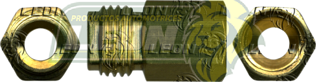 CONEXION CARBURADOR ADAPTADOR HEMBRA LINEA CHRYSLER A) ABOC. INVERTIDO PARA TUBO DE 5/16 B) TUBERIA DE 1/8 HEMBRA