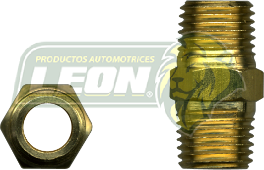 CONEXION ROSCA DE TUBO NIPLE HEXAGONAL(122B) R. DE TUBO: 1/4