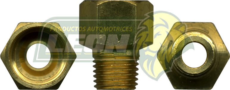 CONEXION ABOC. INVERTIDO 45° CONECTOR MACHO (48W) ØE DE TUBO: 3/8 R. DE TUBO: 1/4