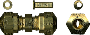 CONEXION FRENOS DE AIRE PARA TUBO DE NAILON UNION (4462F) ØE DE TUBO: 3/8